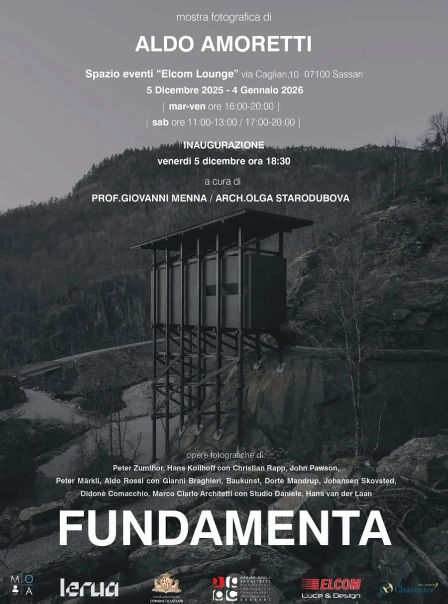 Locandina della mostra Fundamenta